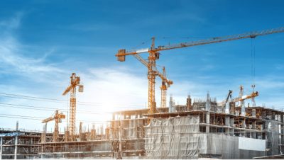 Large building under construction