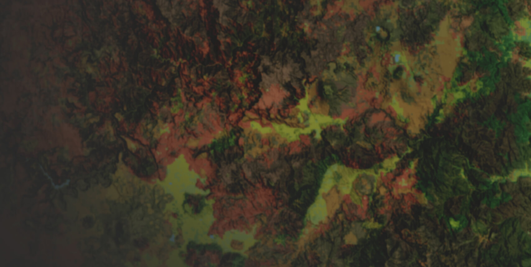 Colorful green and red background with various vibrant hues