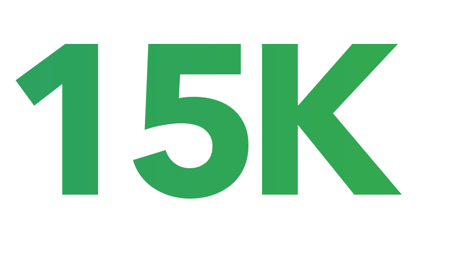 15K representing 15,000 nonprofit organizations